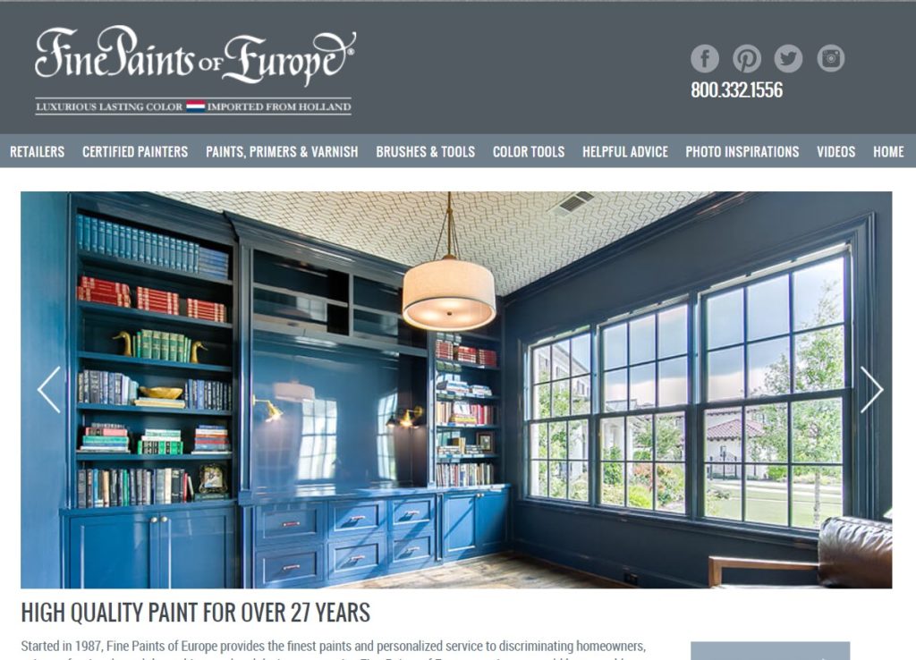 Why I Love Fine Paints of Europe's Cerulean Blue Paint Color
